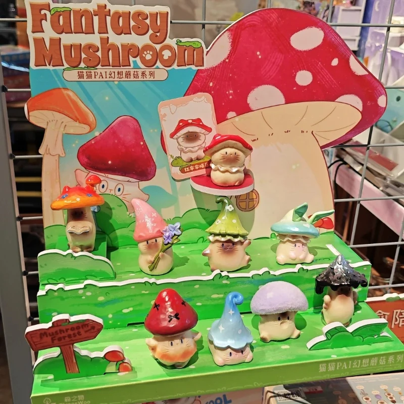 Cat PAI Fantasy Mushroom Series Blind Box Resin Cartoon Ornaments Toys Mystery Box Cute Action Anime Figure Desktop Decor Gift
Cat PAI Fantasy Mushroom Series Blind Box Resin Cartoon Ornaments Toys Mystery Box Cute Action Anime Figure Desktop Decor Gift