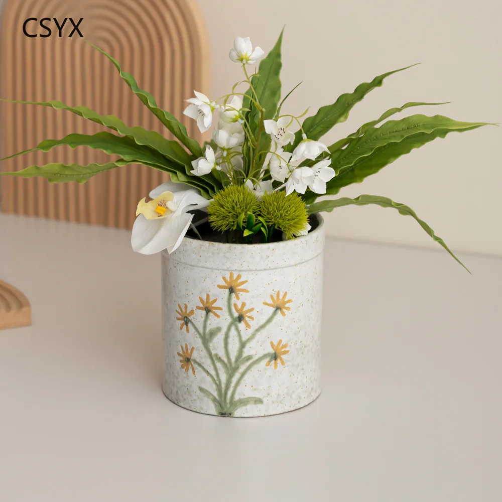 Ins Wind Ceramic Vase Small Fresh Flower Pot Straight Flower Arrangement Potted Plant Decorative Ornament
Ins Wind Ceramic Vase Small Fresh Flower Pot Straight Flower Arrangement Potted Plant Decorative Ornament