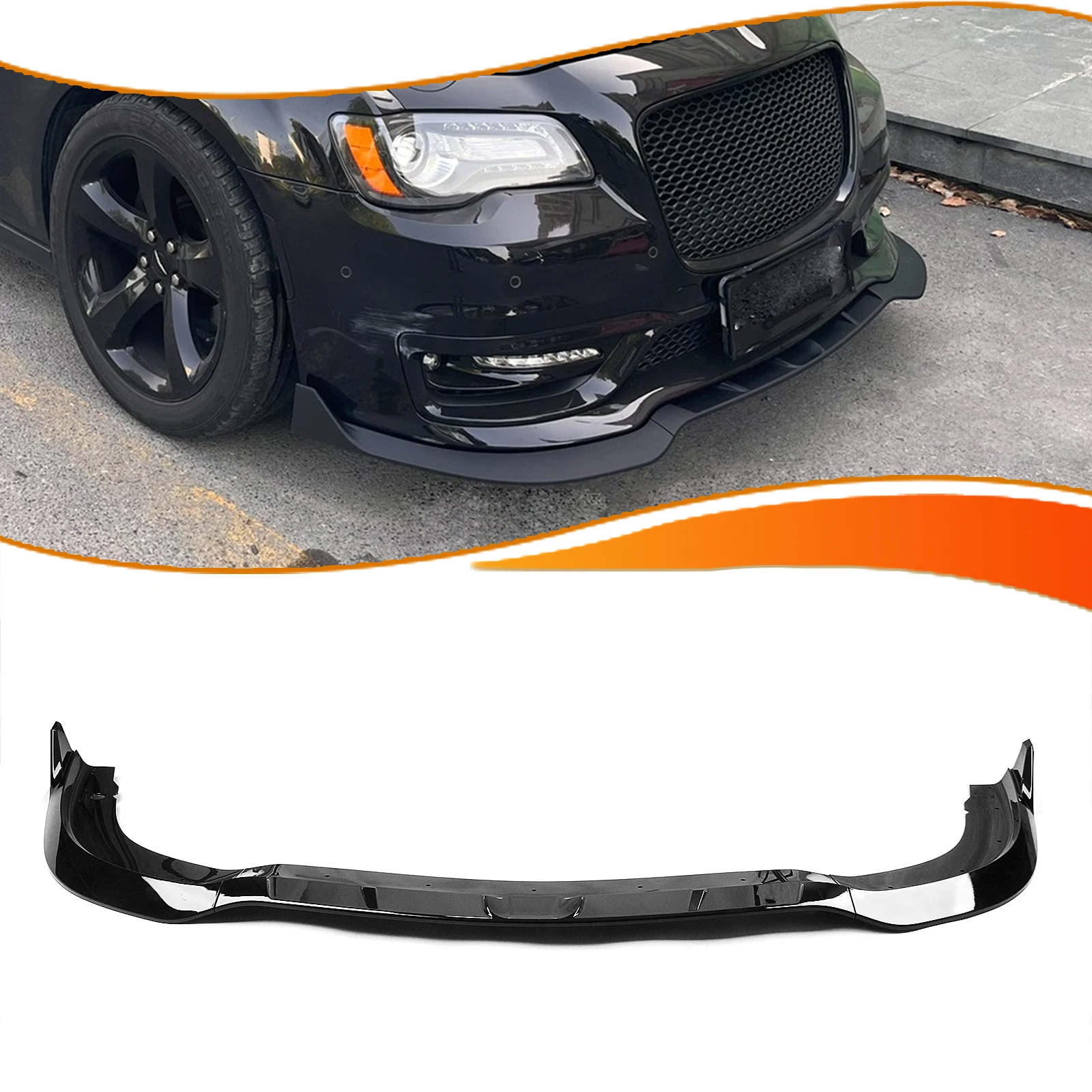 Car Front Bumper Spoiler Lip Lower Splitter Chin Guard Body Kit Guard For Chrysler 300 C S SRT Touring 2015-2023
Car Front Bumper Spoiler Lip Lower Splitter Chin Guard Body Kit Guard For Chrysler 300 C S SRT Touring 2015-2023