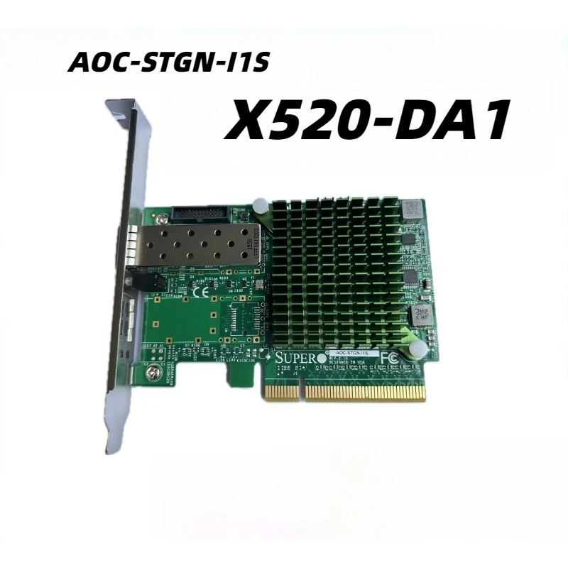 X520-DA1 supermicro 82599 10G SFP+ Fiber Network Card AOC-STGN-I1S Server Ethernet Adapter
X520-DA1 supermicro 82599 10G SFP+ Fiber Network Card AOC-STGN-I1S Server Ethernet Adapter