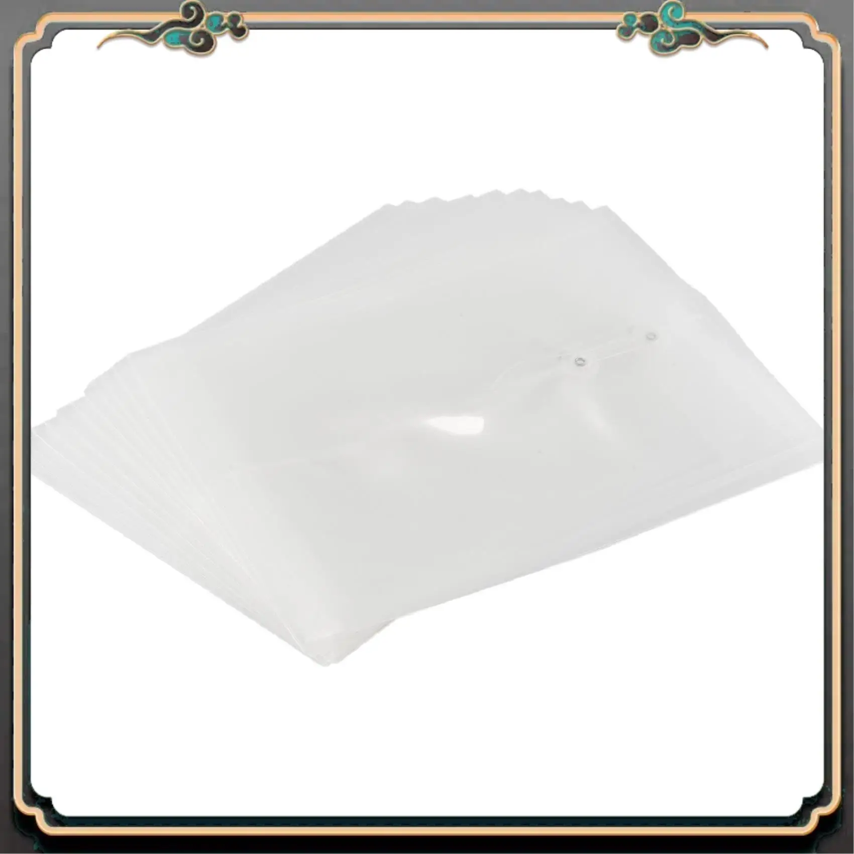 ASMA-12 Pack Clear Plastic Envelopes Poly Envelopes Expandable Files Document Folders With Button & String Tie Closure A4
ASMA-12 Pack Clear Plastic Envelopes Poly Envelopes Expandable Files Document Folders With Button & String Tie Closure A4