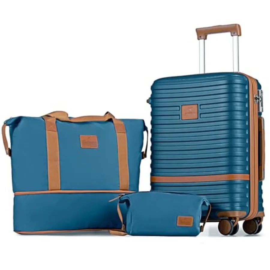 Carry On Luggage 20 ch Expandable Suitcase with Spner Wheel, 3 Pcs Hard Shell Luggage Set with TSA Lock
Carry On Luggage 20 ch Expandable Suitcase with Spner Wheel, 3 Pcs Hard Shell Luggage Set with TSA Lock