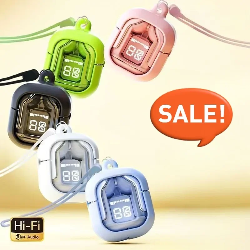 Air31 Wireless Bluetooth Earphone Transparent HIFl Headphones Digital Display Sports Gaming Noise cancelling headset For Phones
Air31 Wireless Bluetooth Earphone Transparent HIFl Headphones Digital Display Sports Gaming Noise cancelling headset For Phones