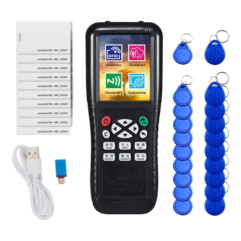 1Set ABS NFC Smart Card Reader Writer RFID Copier English Version Icopy X100 NFC ID IC Reader
1Set ABS NFC Smart Card Reader Writer RFID Copier English Version Icopy X100 NFC ID IC Reader