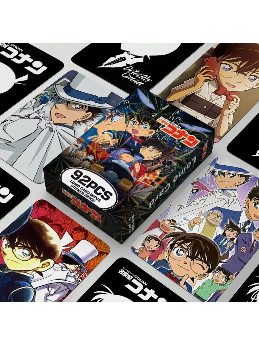 Detective Conan HD Photo Card Set - 60pcs Card 32pcs Sticker Anime Collectible LOMO Cards for Fans And Collectors
Detective Conan HD Photo Card Set - 60pcs Card 32pcs Sticker Anime Collectible LOMO Cards for Fans And Collectors