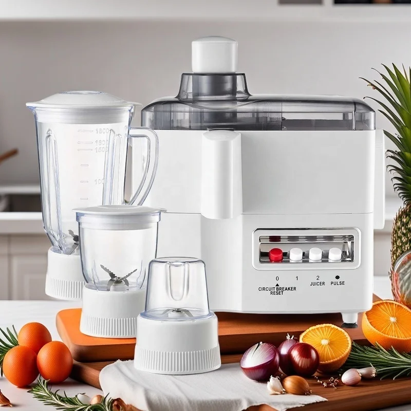 Electric Kitchen Fruit Juicer Meat Mixer 4-in-1 Food Processor Spice Grinder Stainless Steel Waterproof Design Smoothie
Electric Kitchen Fruit Juicer Meat Mixer 4-in-1 Food Processor Spice Grinder Stainless Steel Waterproof Design Smoothie