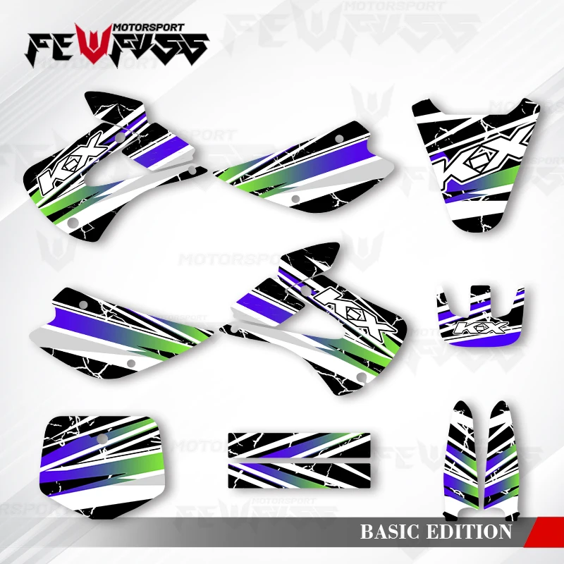 Fewfuss Graphics Decals Stickers Motorcycle Background Custom For Kawasaki 1998 1999 2000 2001 2002 2003 2004-2013 KX85
Fewfuss Graphics Decals Stickers Motorcycle Background Custom For Kawasaki 1998 1999 2000 2001 2002 2003 2004-2013 KX85