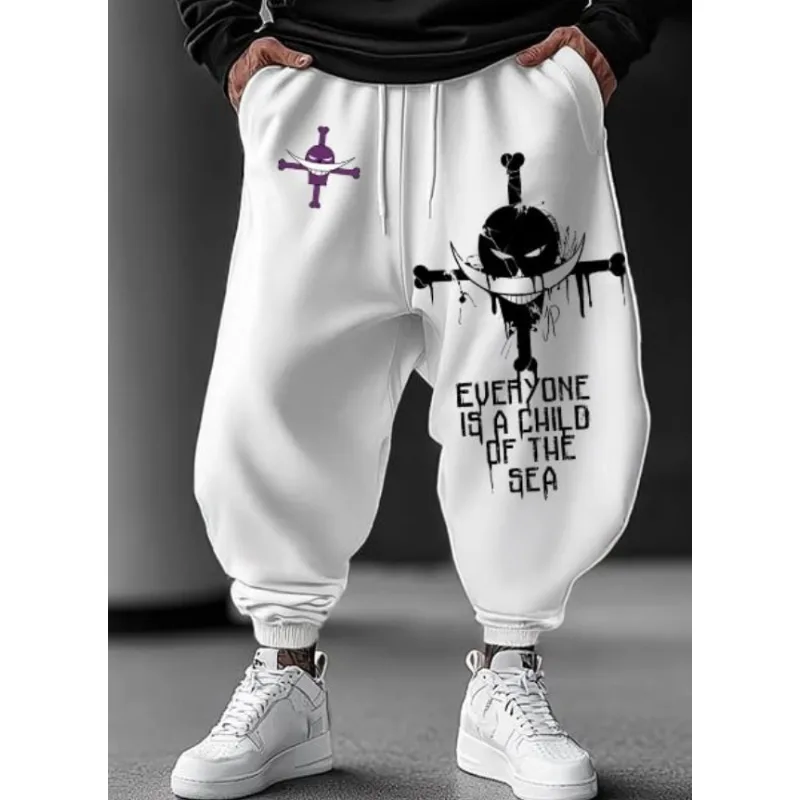 ONE PIECE мужские повседневные брюки уличная одежда аниме сотрудничество соломенная шляпа с принтом черепа на манжетах шаровары летние повседневные 2025
ONE PIECE мужские повседневные брюки уличная одежда аниме сотрудничество соломенная шляпа с принтом черепа на манжетах шаровары летние повседневные 2025