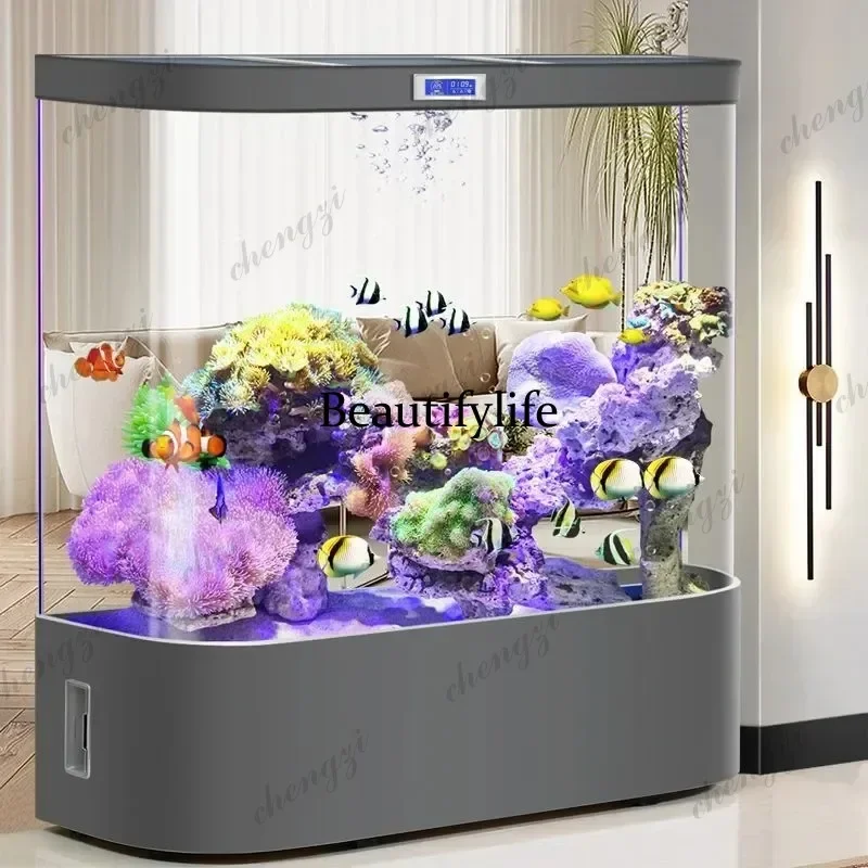 RR Auto-Cleaning Crystal View Tank with Filter, Air-Water Circulation System Floor-Standing Goldfish Aquarium Furniture
RR Auto-Cleaning Crystal View Tank with Filter, Air-Water Circulation System Floor-Standing Goldfish Aquarium Furniture