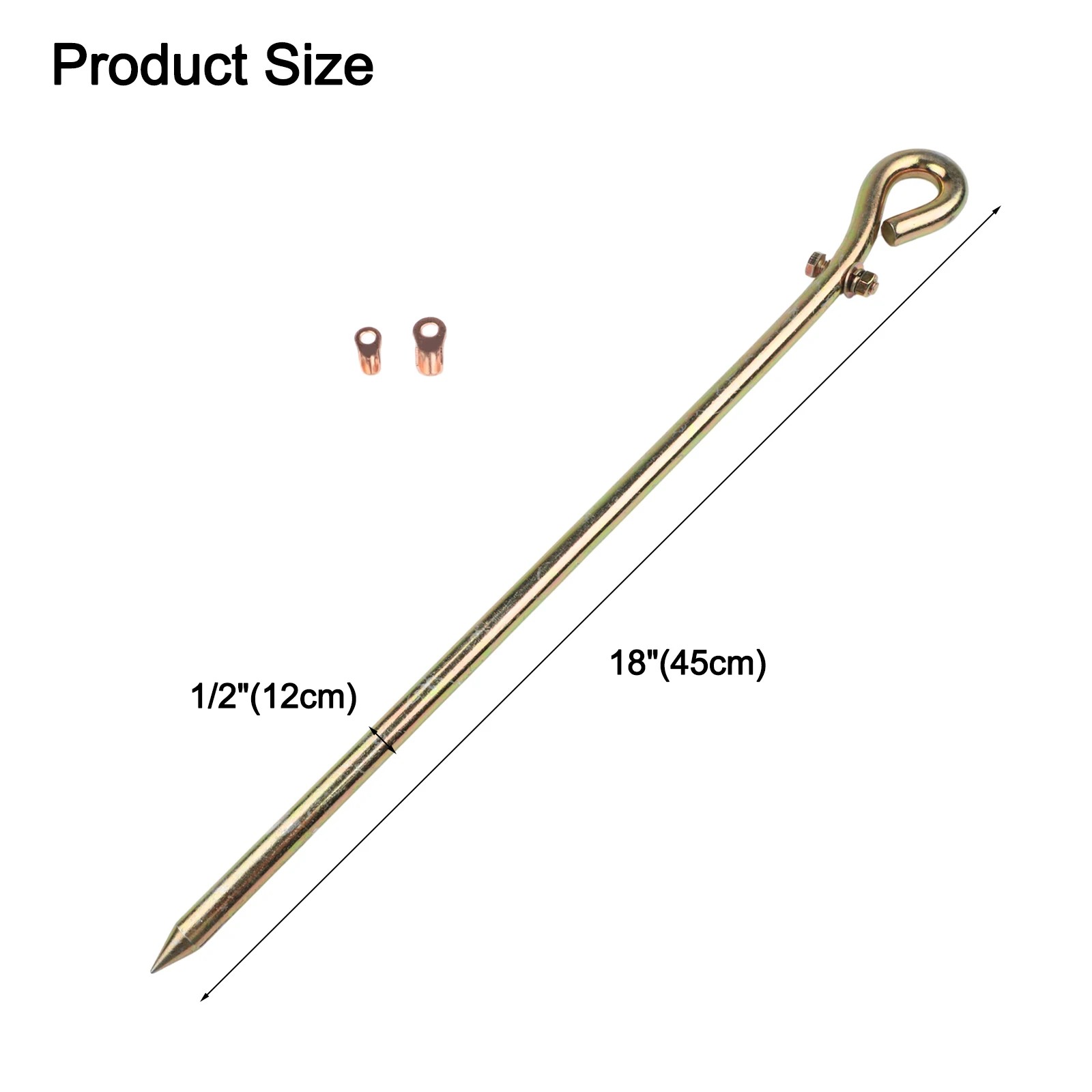 Generator Grounding Kit Featuring Copper Clad Steel Rod and Flexible Tin Plated Copper Wire with Crocodile Clips and Lugs
Generator Grounding Kit Featuring Copper Clad Steel Rod and Flexible Tin Plated Copper Wire with Crocodile Clips and Lugs