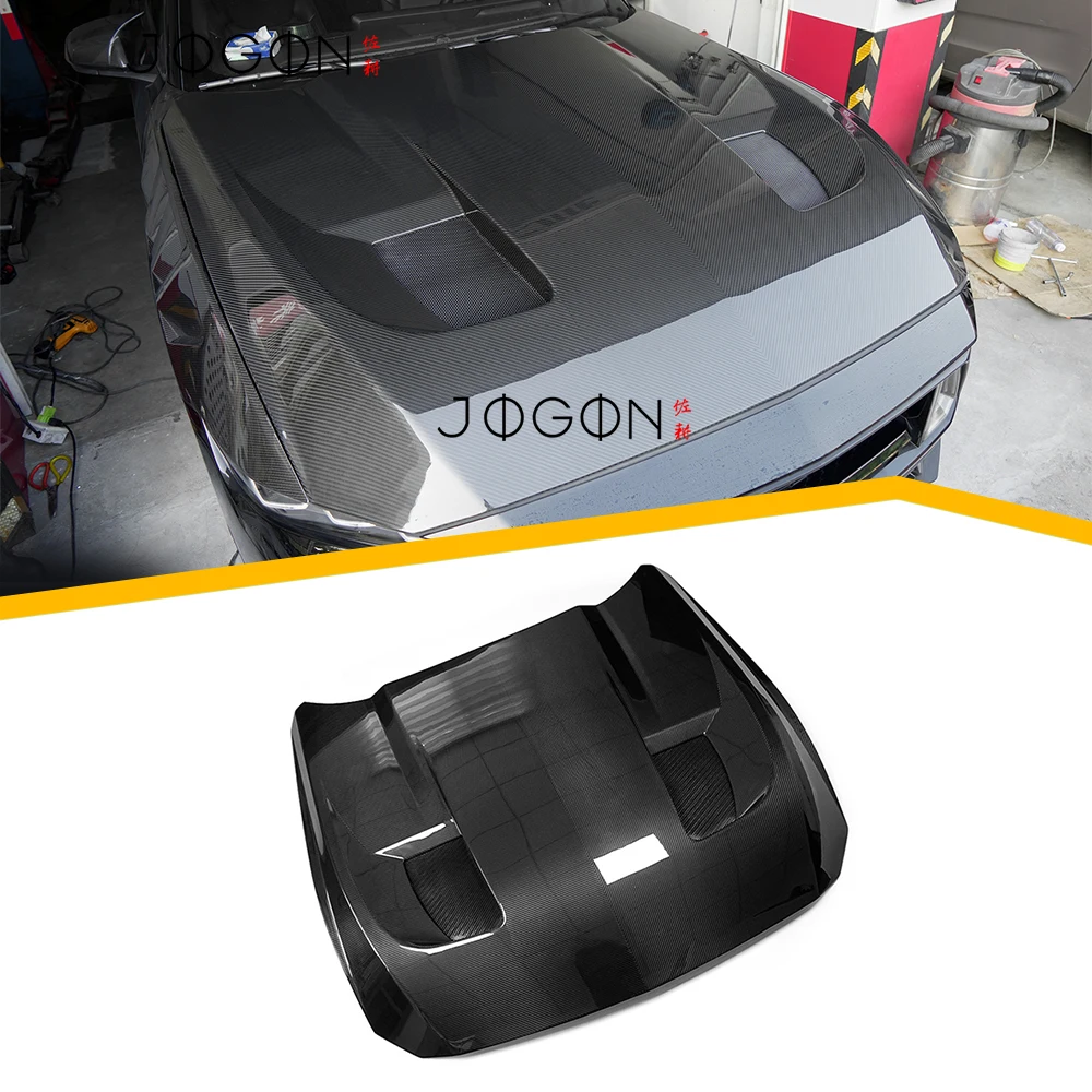 Real Carbon Fiber Car Front Hood Replace Exterior Decoration For Ford Mustang S650 Dark Horse / S650 GT / S650 Ecoboost 2024 up
Real Carbon Fiber Car Front Hood Replace Exterior Decoration For Ford Mustang S650 Dark Horse / S650 GT / S650 Ecoboost 2024 up