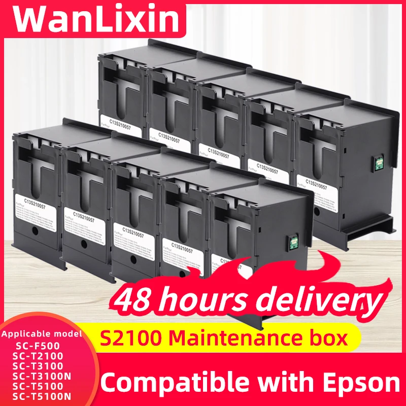 S2100 SC13MB C13S 210057 Коробка для обслуживания Epson SURECOLOR SC-F500 SC-T2100 T3100 T3100N T5100 T5100N, резервуар для обслуживания принтера
S2100 SC13MB C13S 210057 Коробка для обслуживания Epson SURECOLOR SC-F500 SC-T2100 T3100 T3100N T5100 T5100N, резервуар для обслуживания принтера