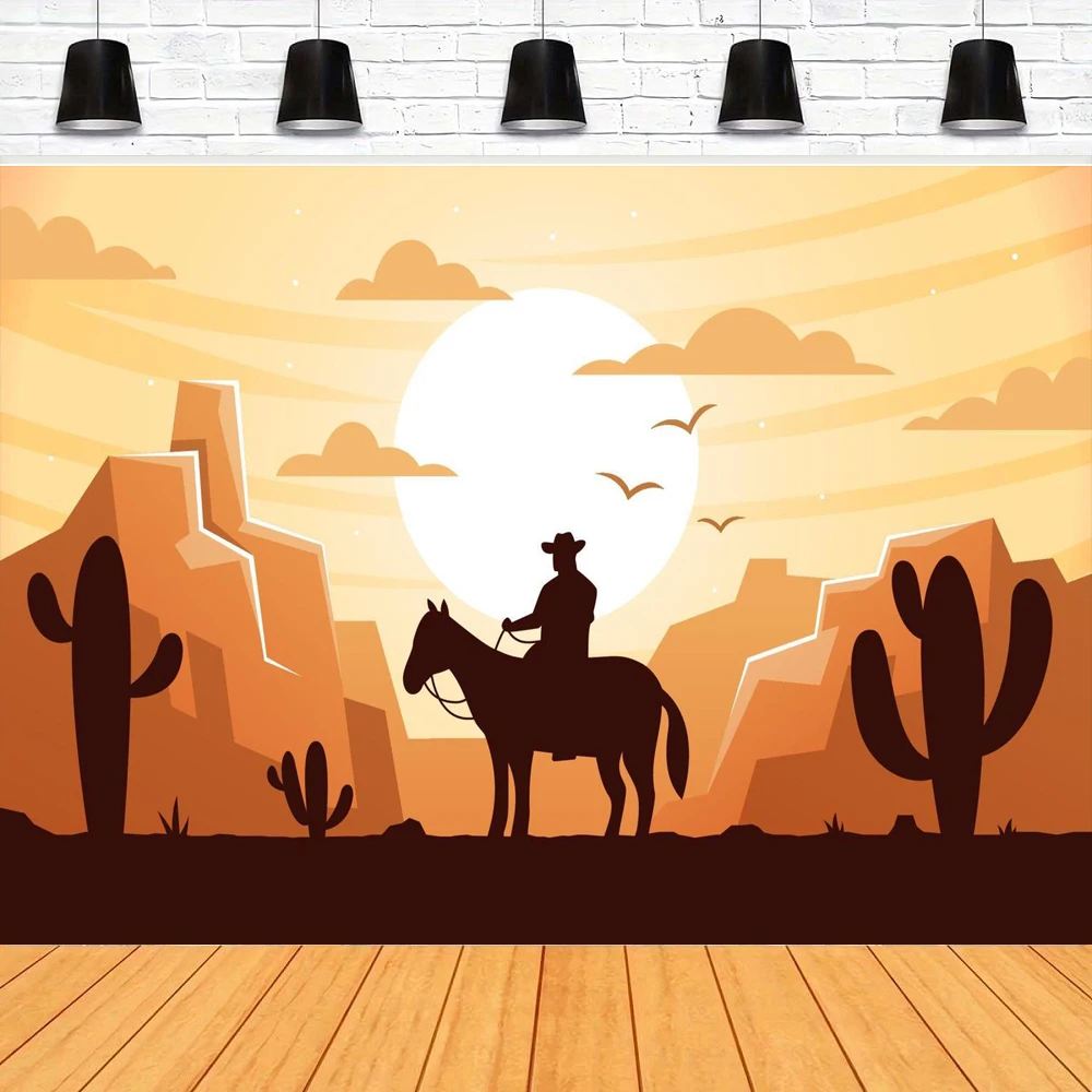 Фон для фотосъемки Дикий Запад Ковбойская тема Каньон Ранчо Лошадь Родео Закат Баннер День рождения Фон Настенный постер
Фон для фотосъемки Дикий Запад Ковбойская тема Каньон Ранчо Лошадь Родео Закат Баннер День рождения Фон Настенный постер
