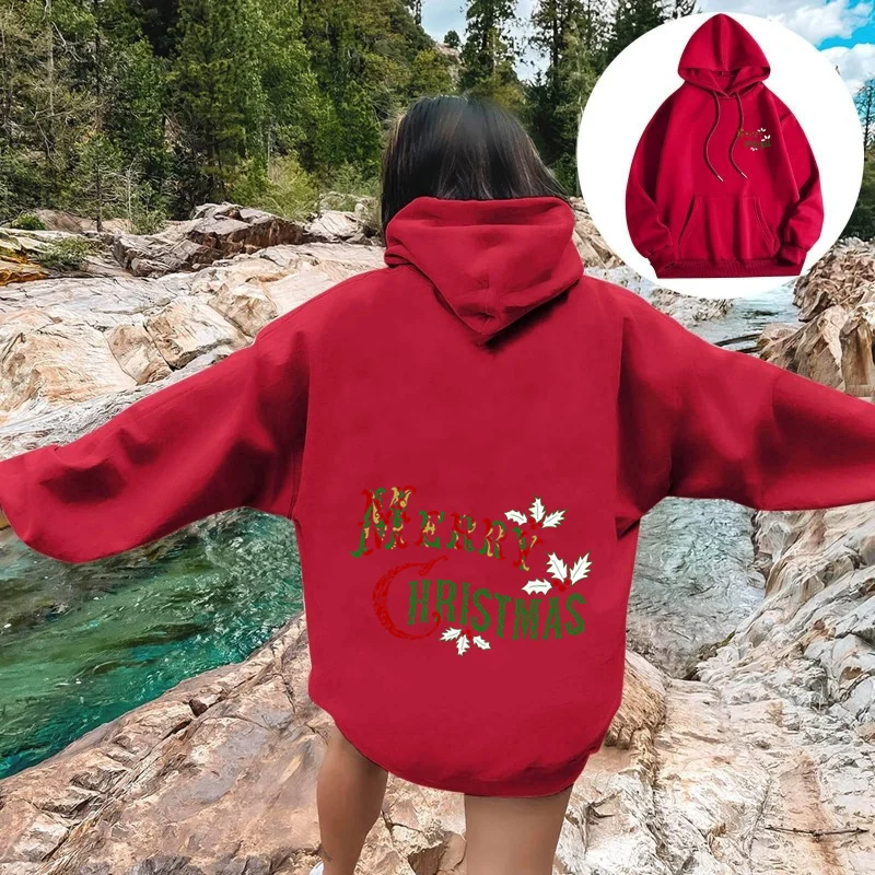 Spring 2025 new women's loose slim casual cartoon print Christmas pullover long sweater
Spring 2025 new women's loose slim casual cartoon print Christmas pullover long sweater
