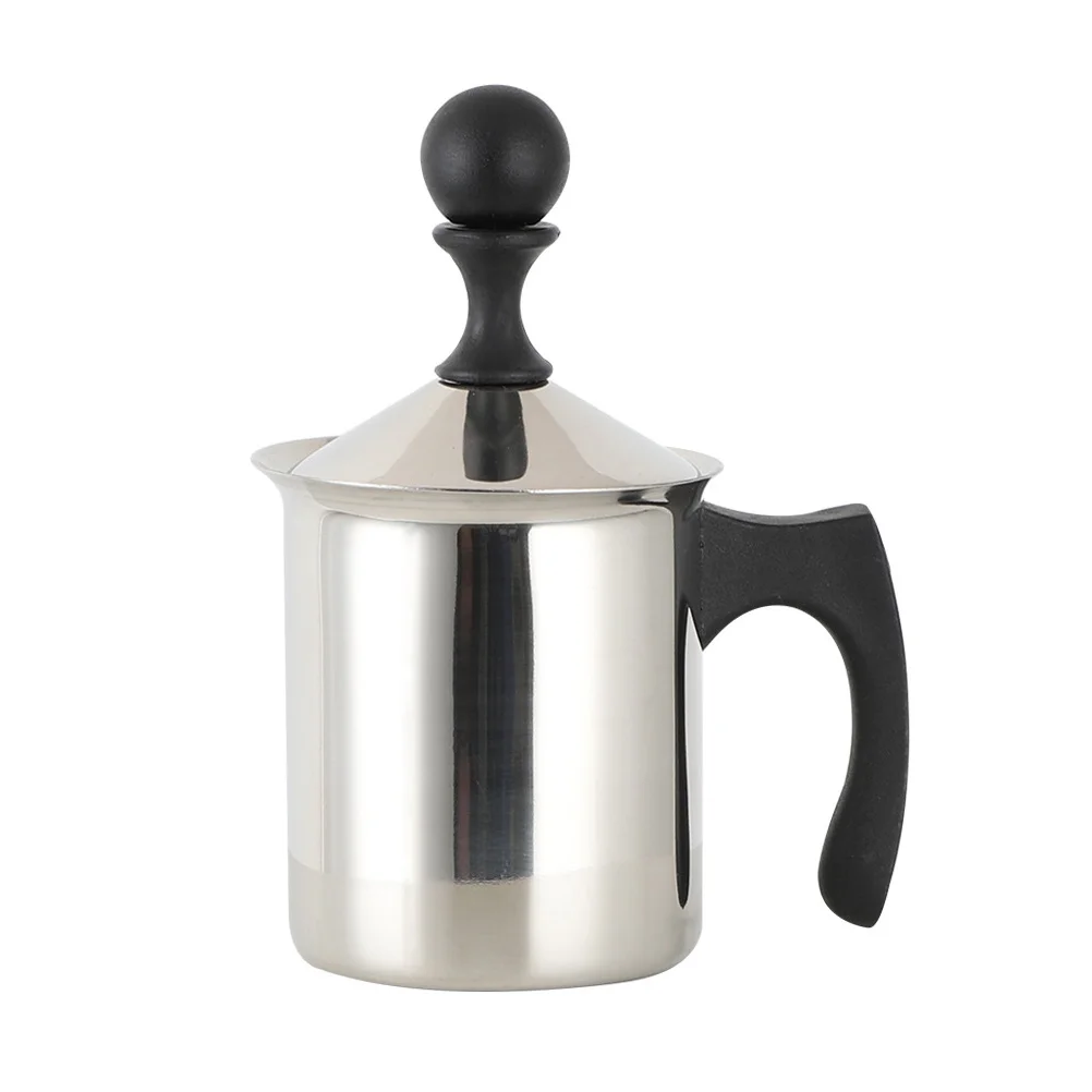 Stainless Steel Milk Frother Pitcher Manual H Pump Creamer Cappuccino Coffee Maker Latte Kitchen Bar Tools
Stainless Steel Milk Frother Pitcher Manual H Pump Creamer Cappuccino Coffee Maker Latte Kitchen Bar Tools