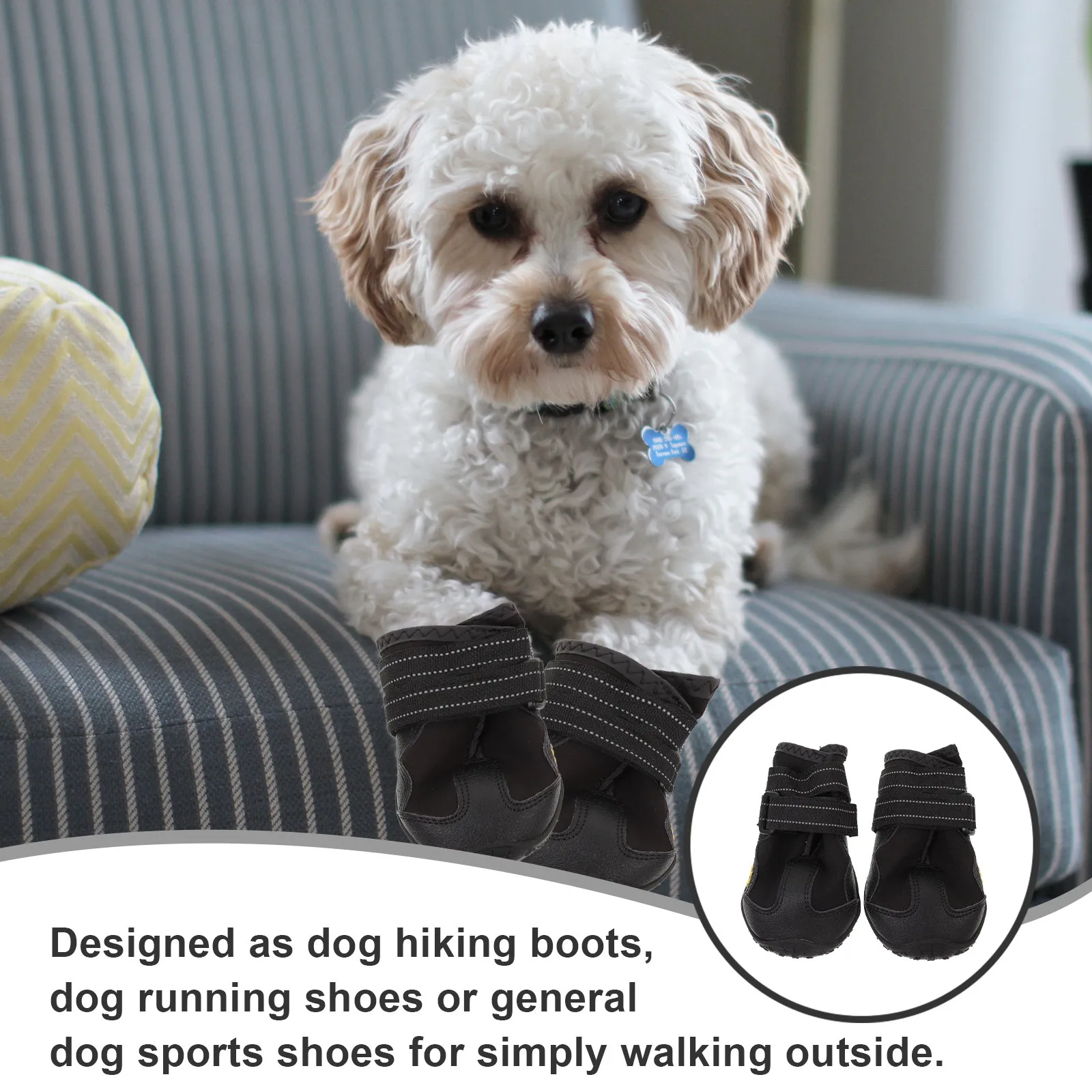 4Pcs Pet Dog Waterproof Snow Boots Casual Anti Slip Winter Paw Protection Warm Shoes Size 6 Black Pet Dog Shoes
4Pcs Pet Dog Waterproof Snow Boots Casual Anti Slip Winter Paw Protection Warm Shoes Size 6 Black Pet Dog Shoes