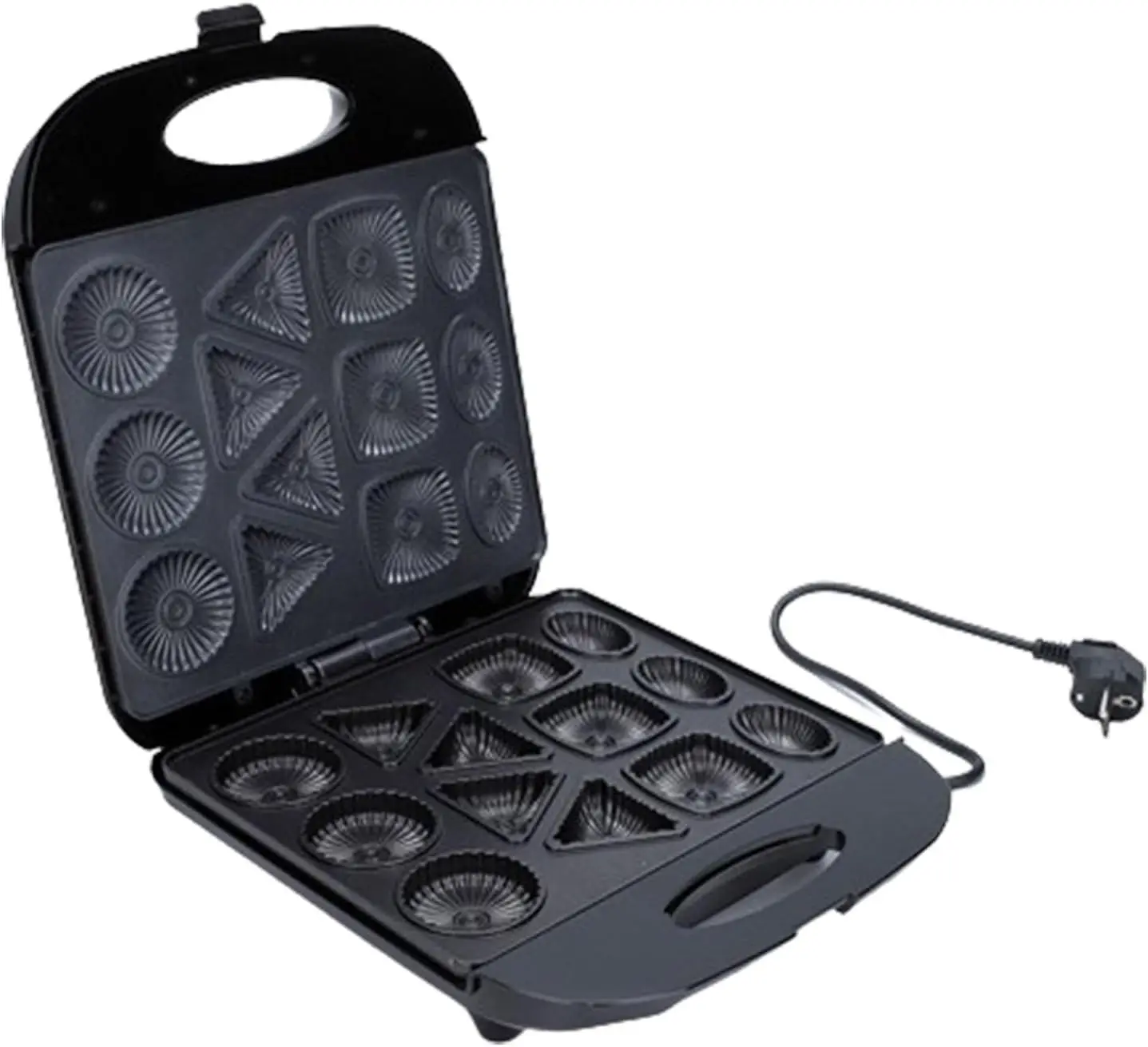 Household Large 16-Hole Donut Machine Breakfast Cake Machine Round Cake Machine Double Door Heating Electric Cake Pan,C
Household Large 16-Hole Donut Machine Breakfast Cake Machine Round Cake Machine Double Door Heating Electric Cake Pan,C