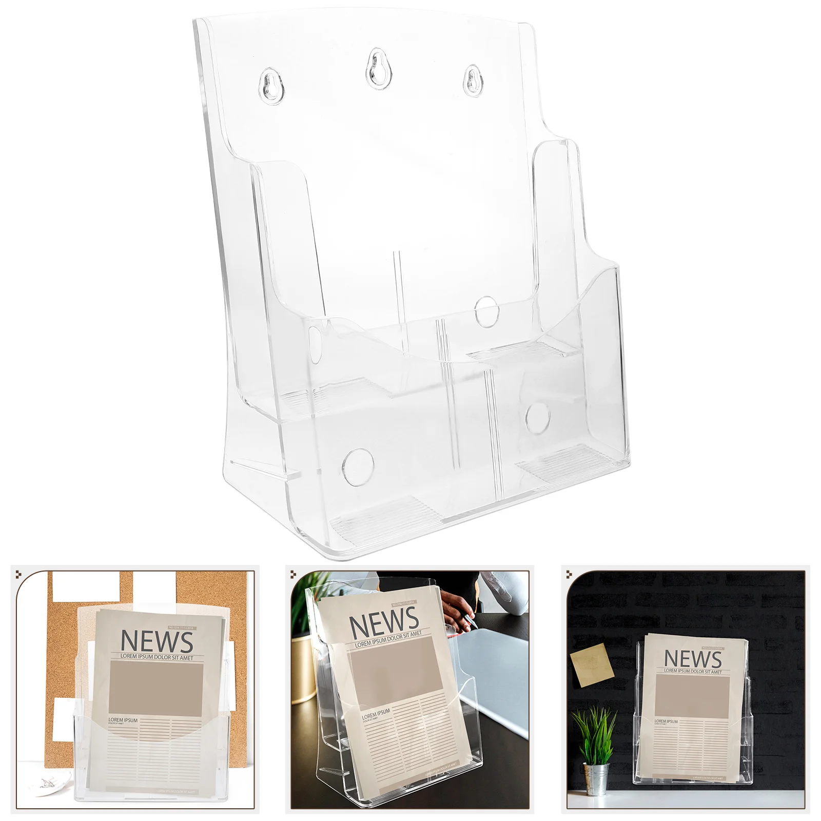 Desk Data Storage Box Office File Folder Clear Book Shelf Acrylic Brochures Stand Display
Desk Data Storage Box Office File Folder Clear Book Shelf Acrylic Brochures Stand Display