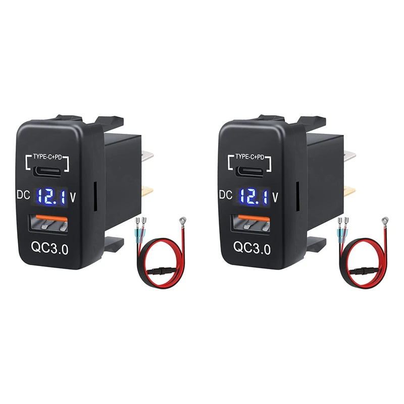 2025 New-2X 12V-24V USB-розетка, двойная быстрая зарядка 3.0 и PD USB C, разъем для зарядного устройства, адаптер питания для автомобиля, лодки, морского грузовика-A
2025 New-2X 12V-24V USB-розетка, двойная быстрая зарядка 3.0 и PD USB C, разъем для зарядного устройства, адаптер питания для автомобиля, лодки, морского грузовика-A