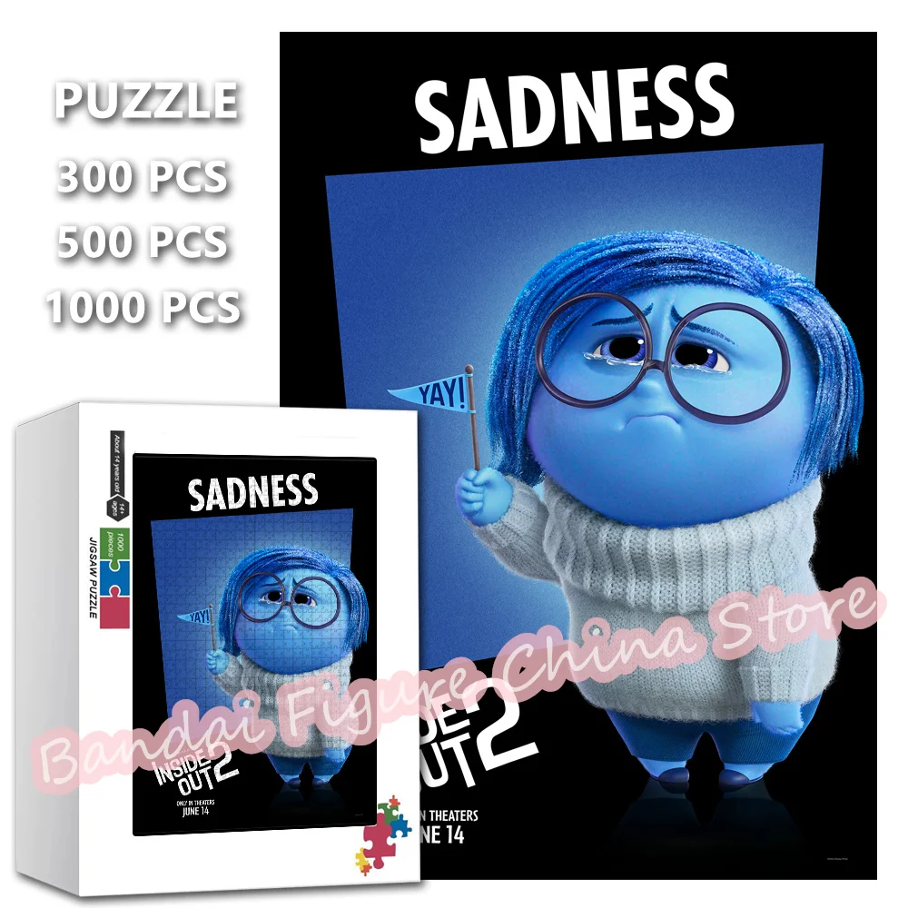 Disney Sadness Cartoon Inside Out Jigsaw Puzzles 300/500/1000 Pieces Pixar Animation Puzzles for Children Educational Toys Gifts
Disney Sadness Cartoon Inside Out Jigsaw Puzzles 300/500/1000 Pieces Pixar Animation Puzzles for Children Educational Toys Gifts