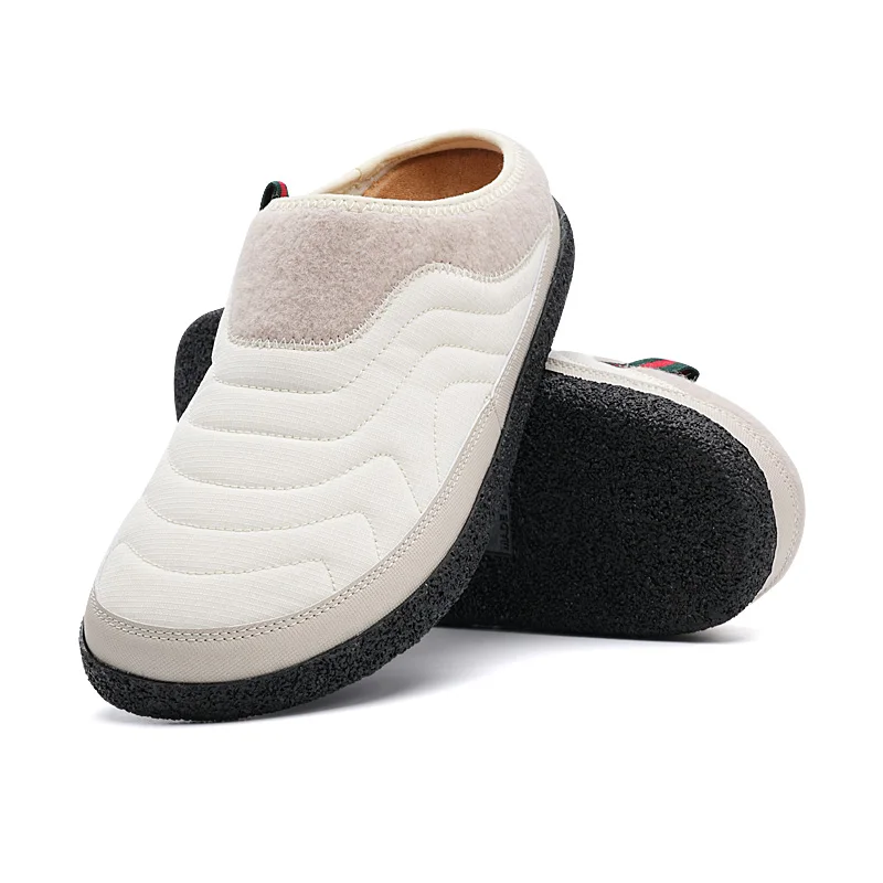 Winter outdoor cotton slippers high-quality men's warm plush shoes non-slip flat-soled slippers couples women's household shoes
Winter outdoor cotton slippers high-quality men's warm plush shoes non-slip flat-soled slippers couples women's household shoes