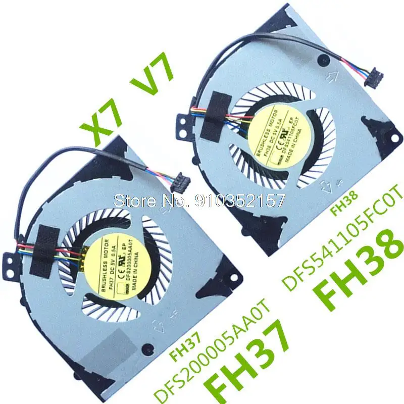 GPU VGA Graphics FAN/CPU FAN For Gigabyte For AORUS X7 V7 X9 DT V7 V2 V6 DFS200005AA0T-FH37 DFS41105FC0T-FH38 DC 5V 0.5A
GPU VGA Graphics FAN/CPU FAN For Gigabyte For AORUS X7 V7 X9 DT V7 V2 V6 DFS200005AA0T-FH37 DFS41105FC0T-FH38 DC 5V 0.5A