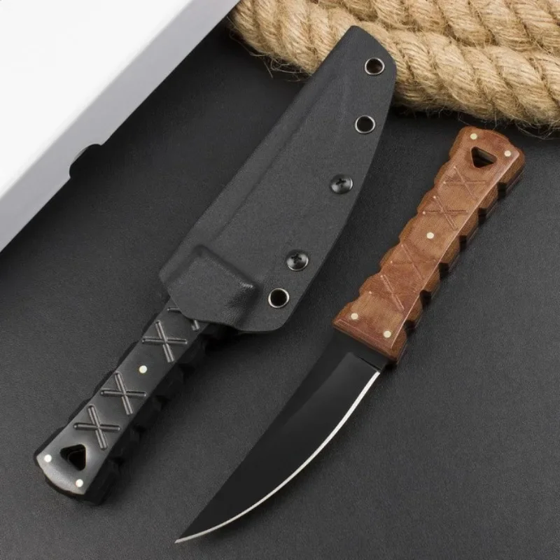DC53 Steel Edged Straight Hunting Knifes G10 / Linen Handle Fixed Blade Knife Hand Tools For Outdoor Camping Survival
DC53 Steel Edged Straight Hunting Knifes G10 / Linen Handle Fixed Blade Knife Hand Tools For Outdoor Camping Survival