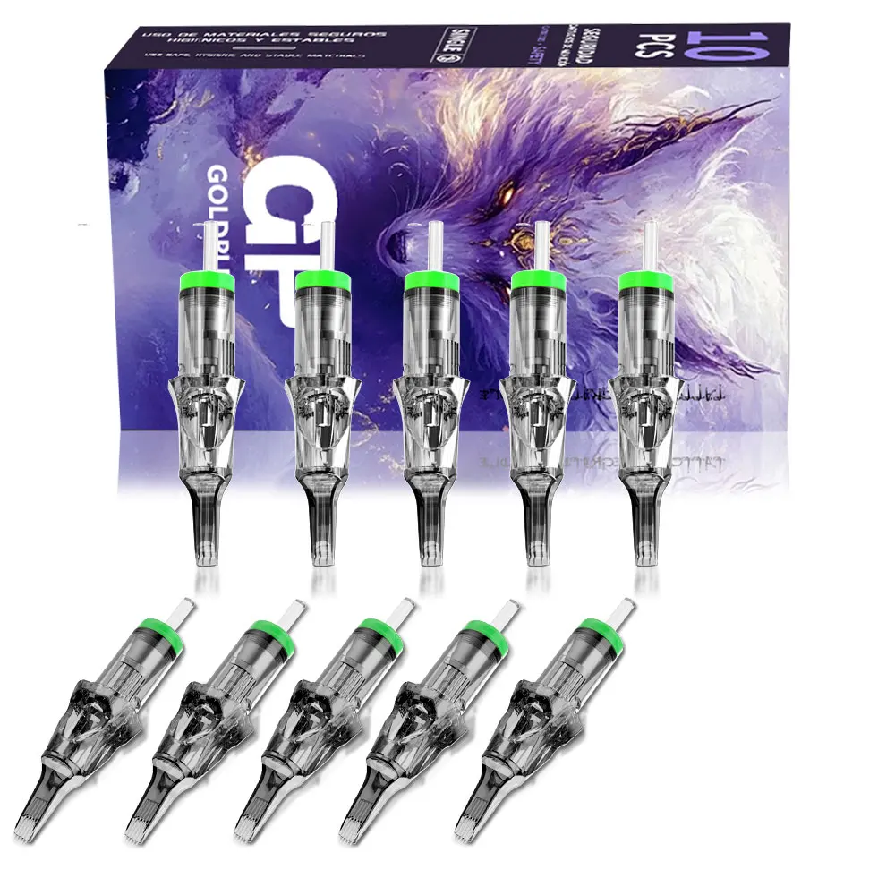 Иглы для татуировки Goldplume, упаковка из 10 шт., высококачественная японская нержавеющая сталь 316, высококачественные стандартные принадлежности для татуировки, подходят для всех тату-машин
Иглы для татуировки Goldplume, упаковка из 10 шт., высококачественная японская нержавеющая сталь 316, высококачественные стандартные принадлежности для татуировки, подходят для всех тату-машин