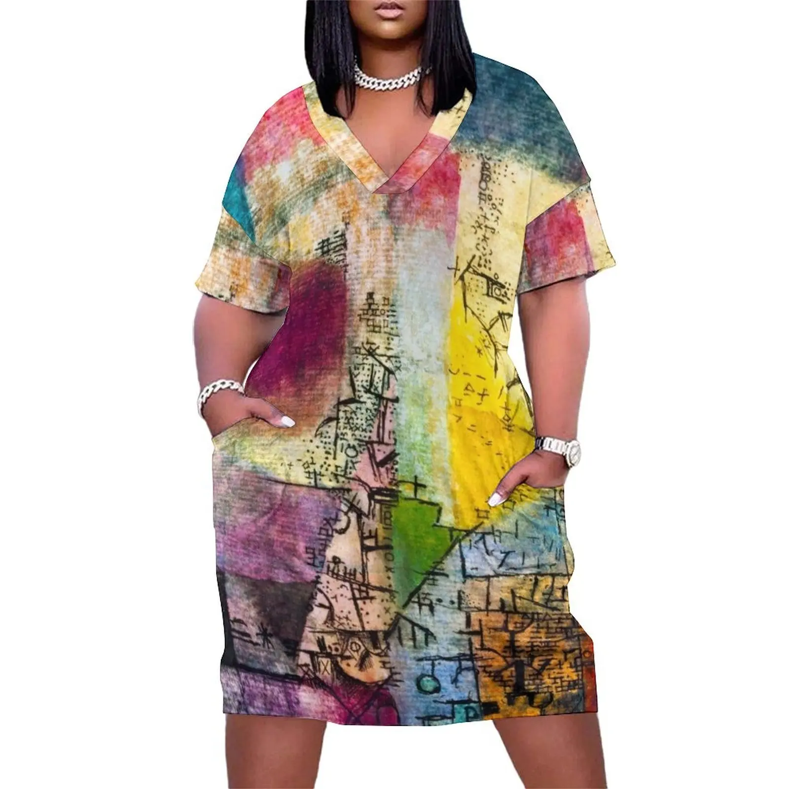 PAUL KLEE HD - Untitled (1914) Loose Pocket Dress long dress women summer evening dresses luxury 2025 dress for women
PAUL KLEE HD - Untitled (1914) Loose Pocket Dress long dress women summer evening dresses luxury 2025 dress for women