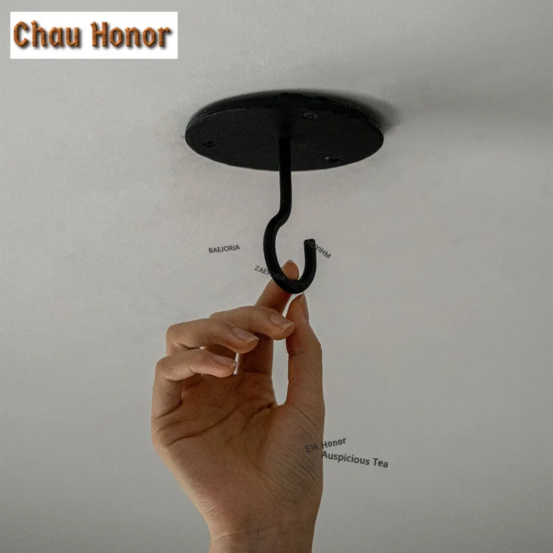 Hand-forged Iron Hook Ceiling Tea Room Free Hook Ceiling Installation Base Hanging Lantern Hook Ornament Pothook Hanging Kettle
Hand-forged Iron Hook Ceiling Tea Room Free Hook Ceiling Installation Base Hanging Lantern Hook Ornament Pothook Hanging Kettle
