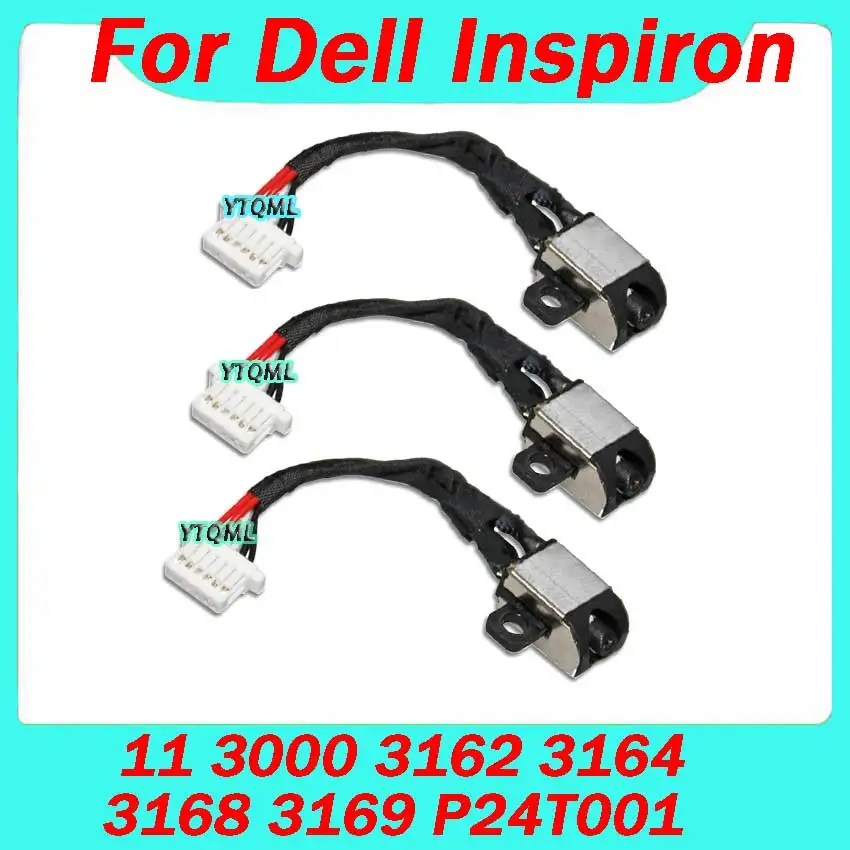 1-10Pcs DC Power Jack Cable DC Charging Socket Connector Port Wire Cord For Dell Inspiron 11 3000 3162 3164 3168 3169 P24T001
1-10Pcs DC Power Jack Cable DC Charging Socket Connector Port Wire Cord For Dell Inspiron 11 3000 3162 3164 3168 3169 P24T001