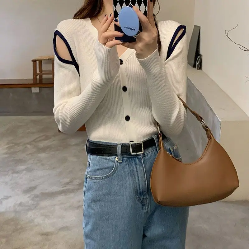 Women Autumn Winter Fashion Simplicity Button Solid Color Knitting Women Clothing All-match Slim Cardigan Long Sleeve Sweater
Women Autumn Winter Fashion Simplicity Button Solid Color Knitting Women Clothing All-match Slim Cardigan Long Sleeve Sweater