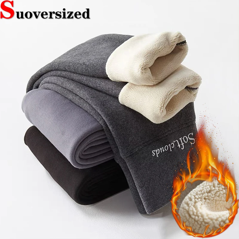 Thicken Lambswool Ankle-length Leggings Winter Warm Stretch Pantalones Women Slim Fleece Lined Trousers High Waist Skinny Pants
Thicken Lambswool Ankle-length Leggings Winter Warm Stretch Pantalones Women Slim Fleece Lined Trousers High Waist Skinny Pants