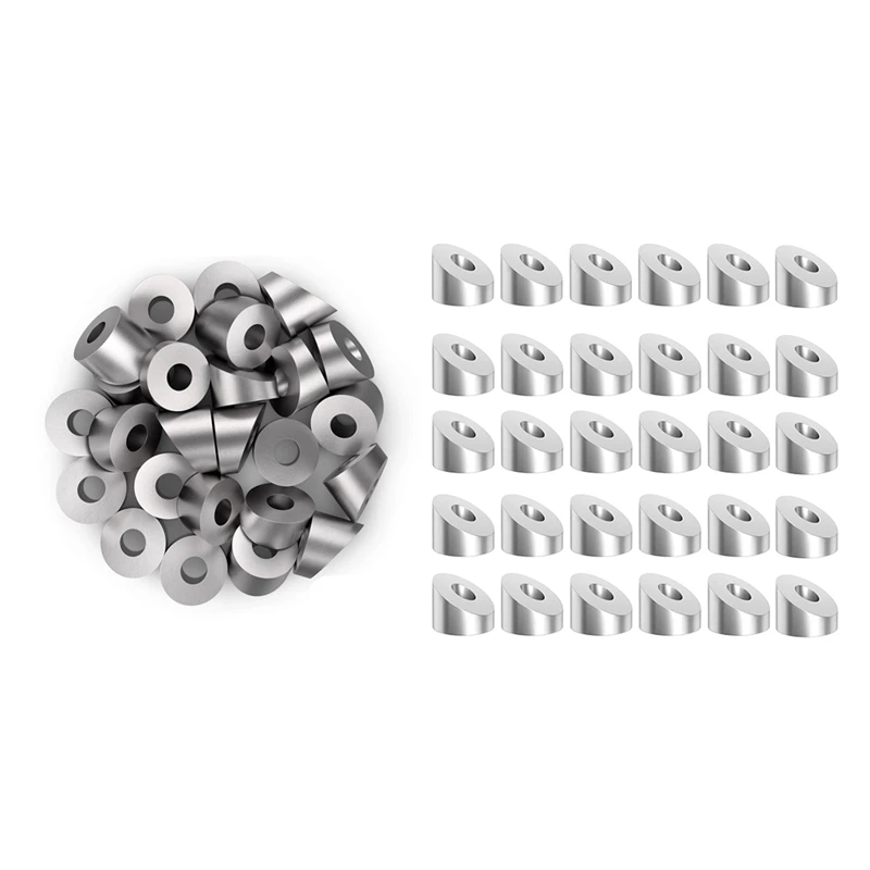 ABRE-Stainless Steel 1/4In 30 Degree Angle Beveled Washer For 1/8In To 3/16In Deck Cable Railing T316 Marine Grade
ABRE-Stainless Steel 1/4In 30 Degree Angle Beveled Washer For 1/8In To 3/16In Deck Cable Railing T316 Marine Grade