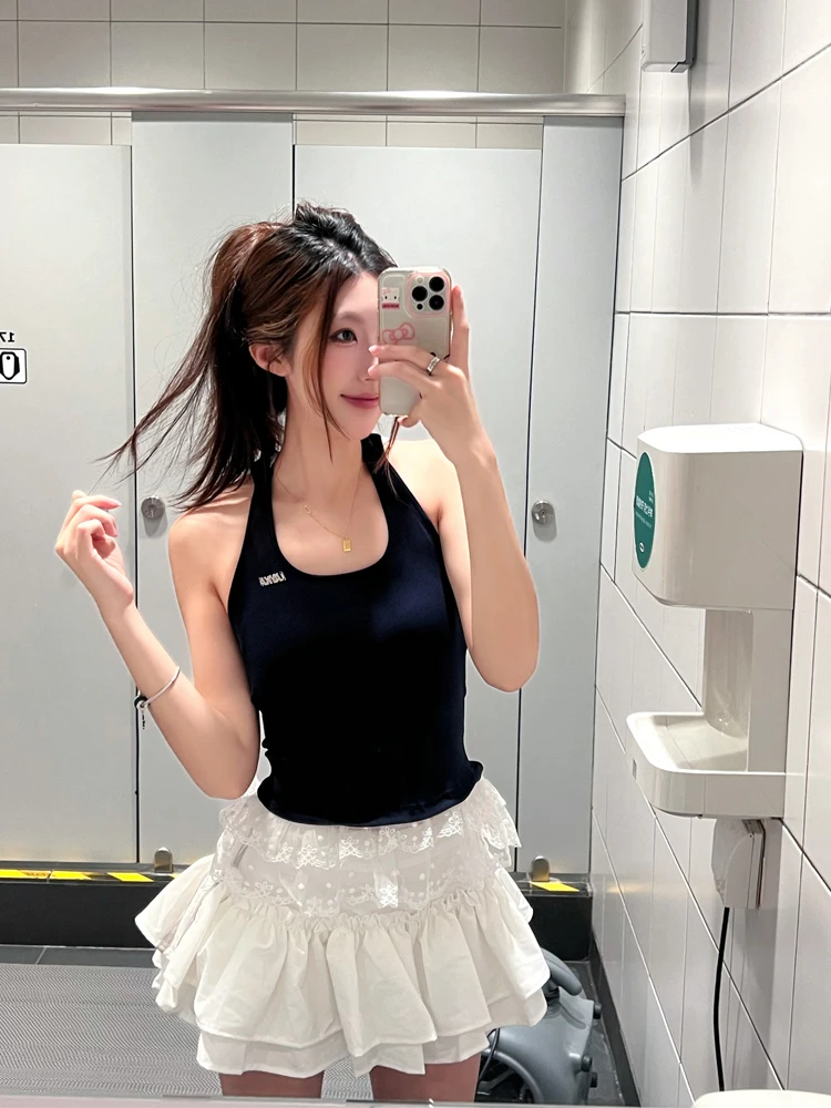 77lin American Retro Sexy Girl Ne Hanging Strap Vest Women's Summer Slimming Inner Wear Base Top Cotton ort Sve
77lin American Retro Sexy Girl Ne Hanging Strap Vest Women's Summer Slimming Inner Wear Base Top Cotton ort Sve