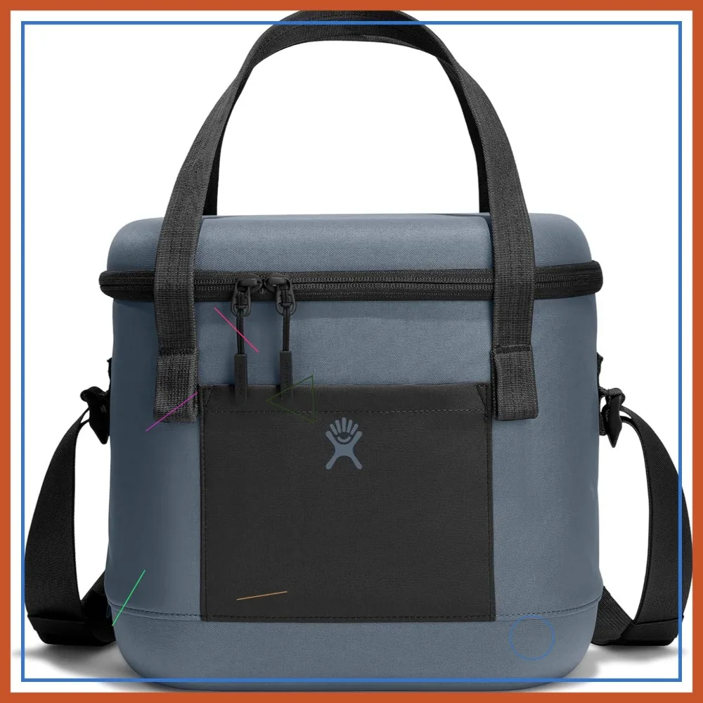 Insulated Soft Cooler Bag - 12L Capacity, Keeps Items Cold for 24 Hours, Portable and Durable in Gray and Black
Insulated Soft Cooler Bag - 12L Capacity, Keeps Items Cold for 24 Hours, Portable and Durable in Gray and Black