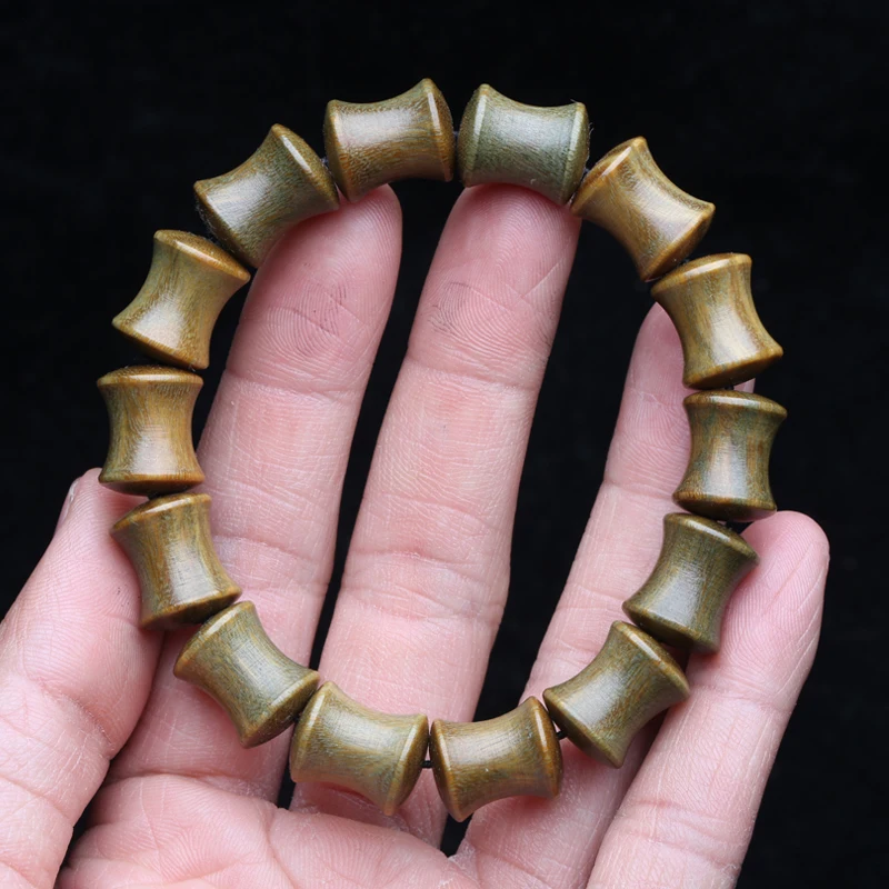 Sandalwood Bamboo Shaped Single Bracelet Bead Diameter About 12mm Simple Hundred With Lucky Bracelet
Sandalwood Bamboo Shaped Single Bracelet Bead Diameter About 12mm Simple Hundred With Lucky Bracelet