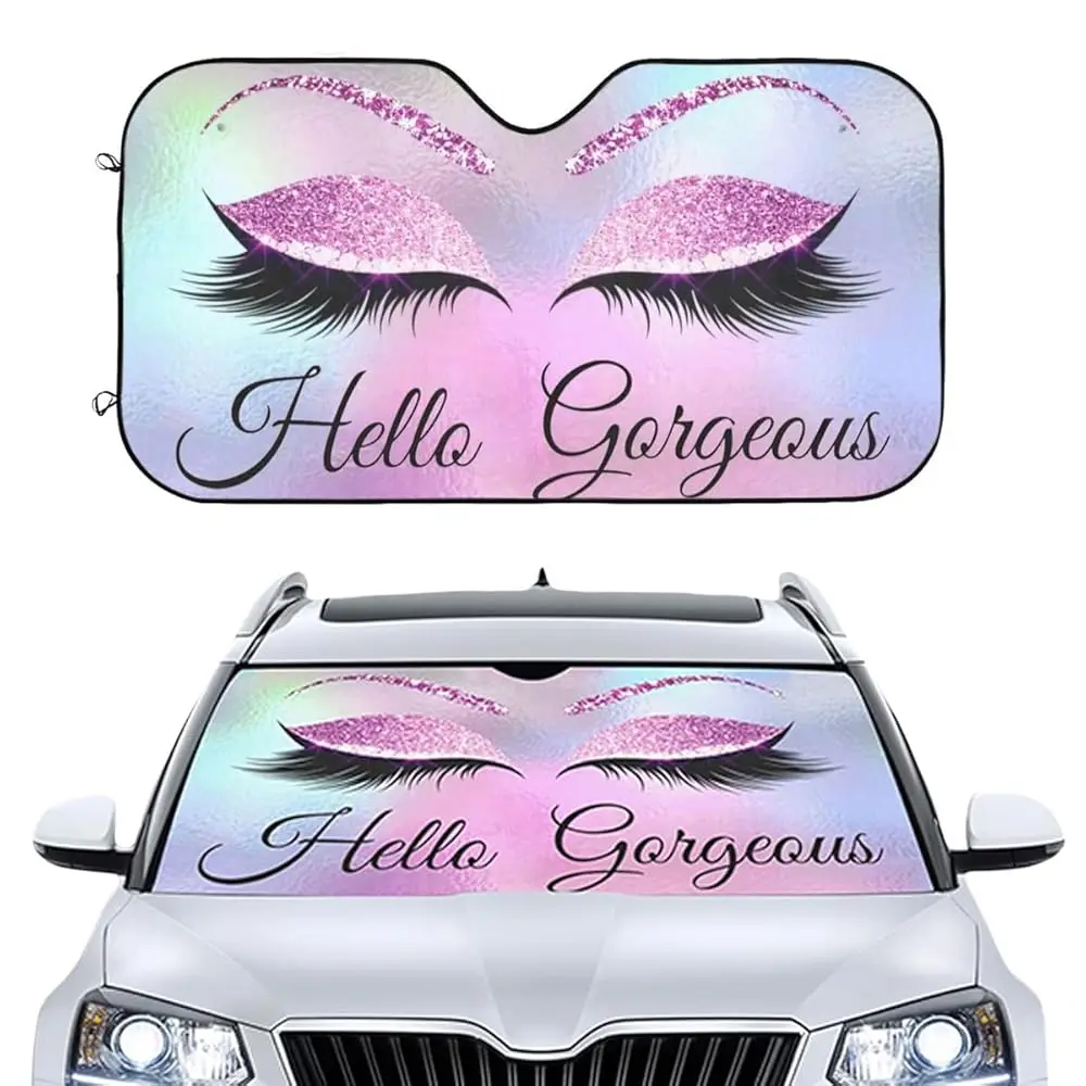 Free ShippingCar Windshield Sunshade, Purple Eyelash Front Window Sun Shades, Folding Block Sun Visor Protector for Car, Sedan,
Free ShippingCar Windshield Sunshade, Purple Eyelash Front Window Sun Shades, Folding Block Sun Visor Protector for Car, Sedan,