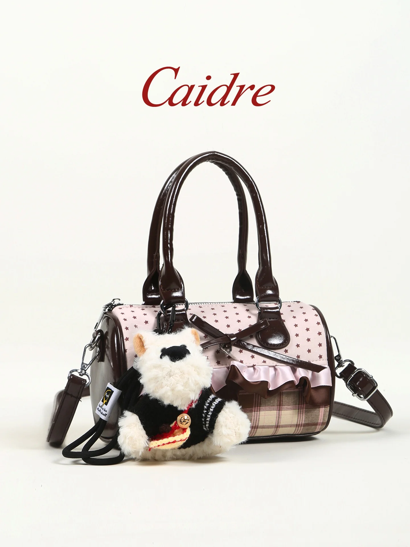 Caidre Cute Little Dog Pattern Handbag Birthday Gift Polka Dot Single Shoulder Crossbody Bag Bowling Pillow Bag for Youth
Caidre Cute Little Dog Pattern Handbag Birthday Gift Polka Dot Single Shoulder Crossbody Bag Bowling Pillow Bag for Youth