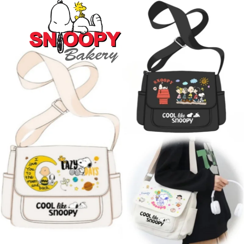Симпатичная сумка через плечо Snoopy Film & TV с героями мультфильмов, студенческая сумка через плечо для кампуса, легкая и удобная сумка-мессенджер
Симпатичная сумка через плечо Snoopy Film & TV с героями мультфильмов, студенческая сумка через плечо для кампуса, легкая и удобная сумка-мессенджер