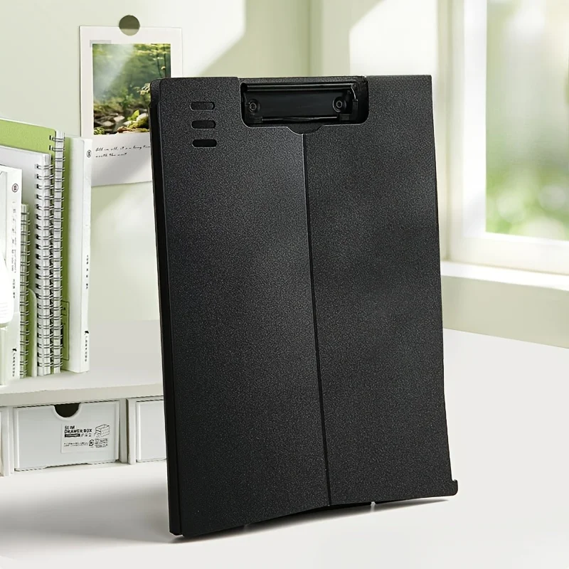 Folder with stand, vertical board holder A4 document thickened plate holder, collapsible file booklet, writing board backing
Folder with stand, vertical board holder A4 document thickened plate holder, collapsible file booklet, writing board backing