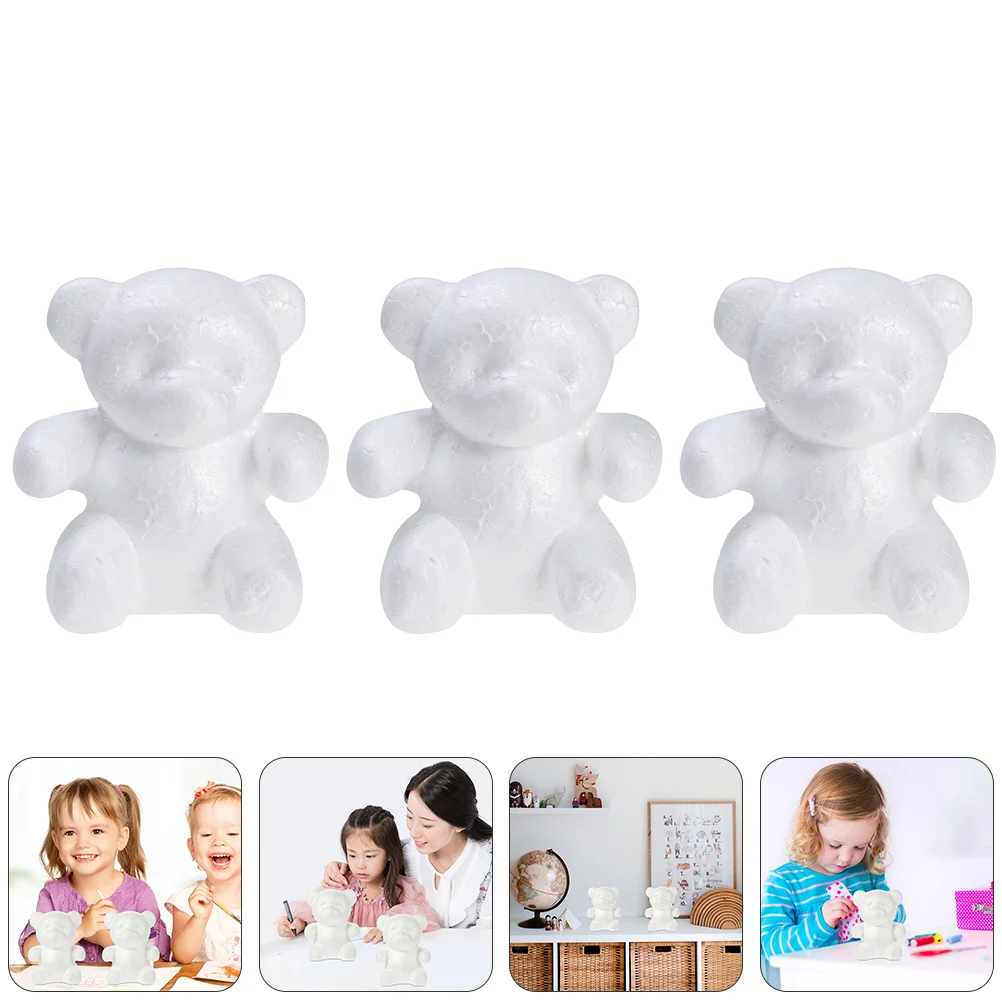 3 Pcs Foam Bear Model Desktop Ornaments Supplies Heart Shaped Tins Accessories Party Miss
3 Pcs Foam Bear Model Desktop Ornaments Supplies Heart Shaped Tins Accessories Party Miss