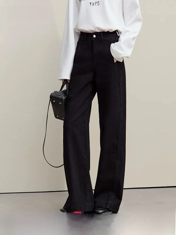 Comfortable Cotton Wide Leg Pants Women's Loose Fit Denim Jeans Spring New Style Casual Fashion Ladies Premium Quality Black ...
Comfortable Cotton Wide Leg Pants Women's Loose Fit Denim Jeans Spring New Style Casual Fashion Ladies Premium Quality Black ...