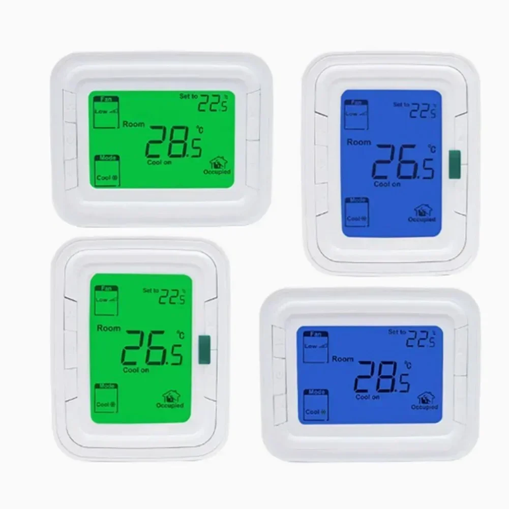 Air Conditioning Fan Coil Digital Thermostat T6861H2WB Remote Control Panel for Temperature Control with Manual On Off Switch
Air Conditioning Fan Coil Digital Thermostat T6861H2WB Remote Control Panel for Temperature Control with Manual On Off Switch