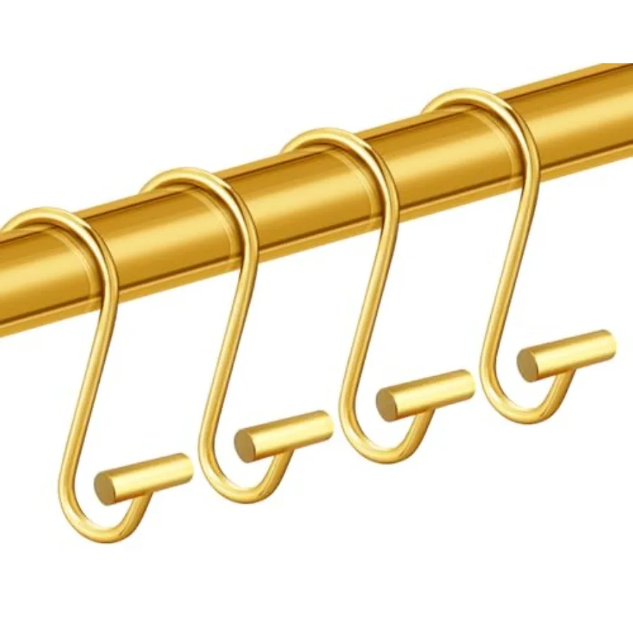 Shower Curtain Hooks Rings, Decorative Shower Curtain Rings for Bathroom Shower Rod, Set of 12 Premium Rust-Resistant Metal Sho
Shower Curtain Hooks Rings, Decorative Shower Curtain Rings for Bathroom Shower Rod, Set of 12 Premium Rust-Resistant Metal Sho