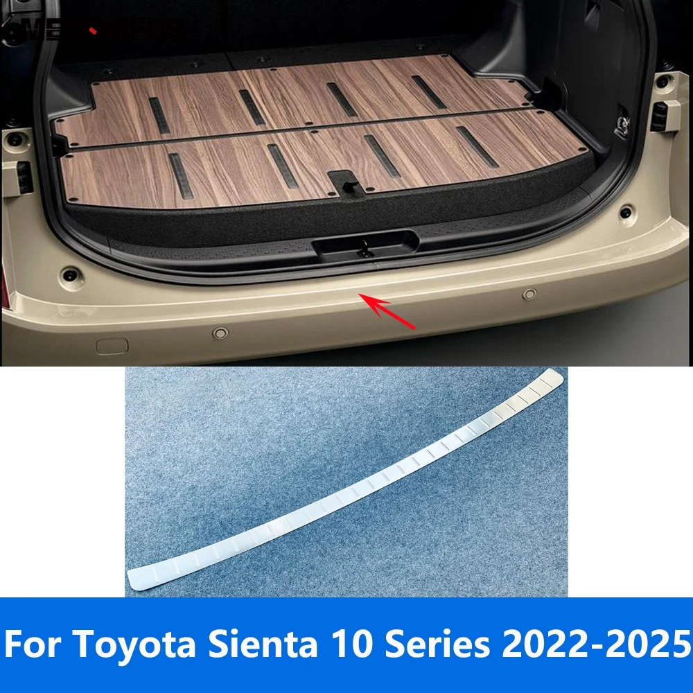 For Toyota Sienta 10 Series 2022-2024 2025 Outer Rear Trunk Bumper Foot Plate Tailgate Door Sill Scuff Guard Plate Accessories
For Toyota Sienta 10 Series 2022-2024 2025 Outer Rear Trunk Bumper Foot Plate Tailgate Door Sill Scuff Guard Plate Accessories