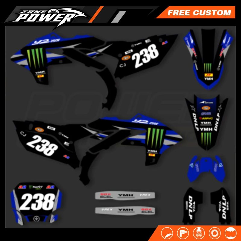 Powerzone Motorcycle Fairing Graphics For Yamaha YZF450 2023 2024 2025 YZF250 2024 2025 2026 Decals Sticker Kits 04
Powerzone Motorcycle Fairing Graphics For Yamaha YZF450 2023 2024 2025 YZF250 2024 2025 2026 Decals Sticker Kits 04