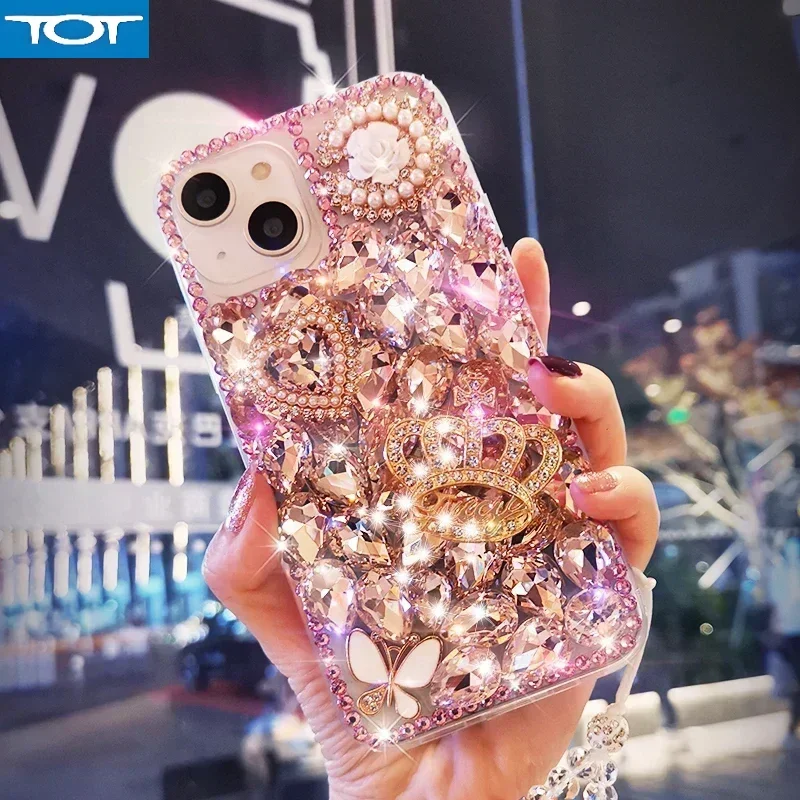 Anti-Scratch Diamond Crown Cord Phone Case, Luxury Cover for Xiaomi 14 ultra 12 13 Redmi Note 10 11 12 13 Pro Plus with Crystal
Anti-Scratch Diamond Crown Cord Phone Case, Luxury Cover for Xiaomi 14 ultra 12 13 Redmi Note 10 11 12 13 Pro Plus with Crystal