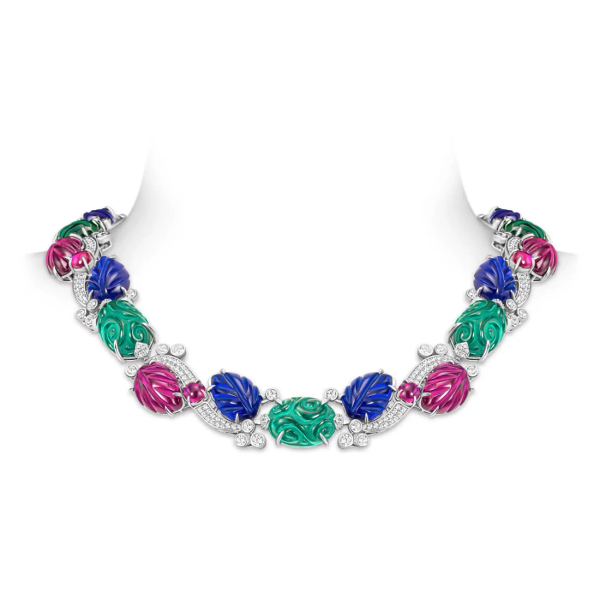 Bellux Autumn New Style 925 Silver Gold Plated Synthetic Zircon Fruit Carving Colored Gemstone Banquet Vintage Fine Necklace
Bellux Autumn New Style 925 Silver Gold Plated Synthetic Zircon Fruit Carving Colored Gemstone Banquet Vintage Fine Necklace