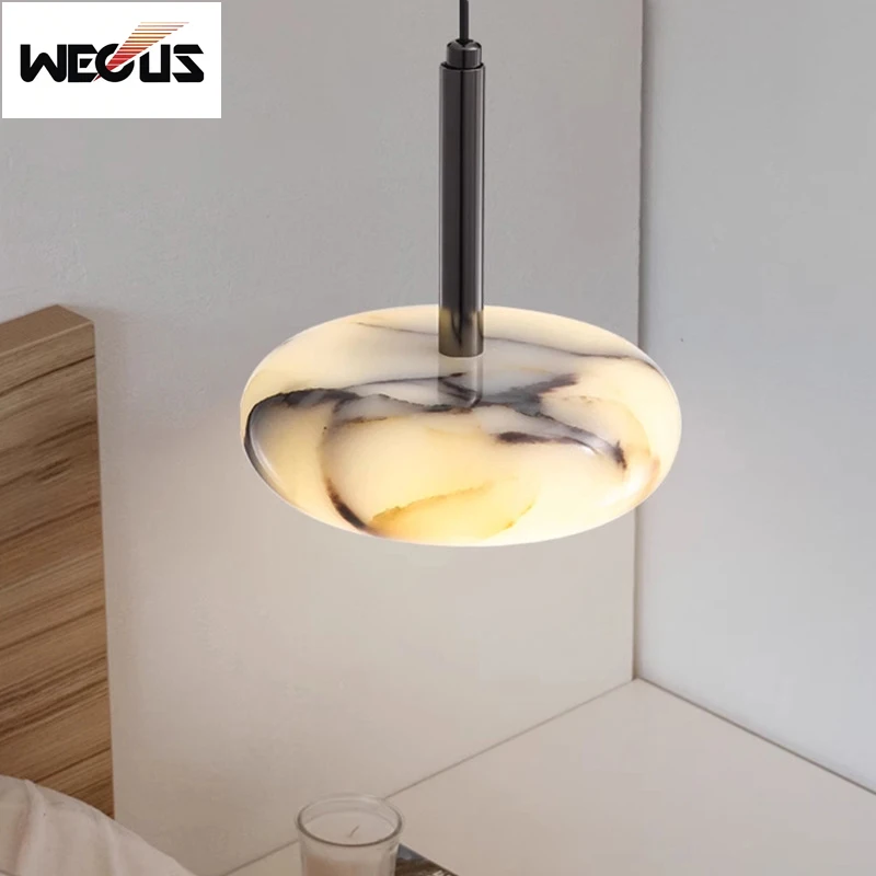 Italian Luxury Natural Marble LED Pendant Light Bulgari-Inspired Chandelier for Master Bedroom Bedside Eye Protection Small Chan
Italian Luxury Natural Marble LED Pendant Light Bulgari-Inspired Chandelier for Master Bedroom Bedside Eye Protection Small Chan